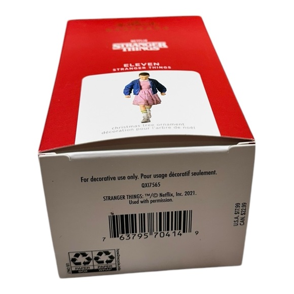 2021 HALLMARK KEEPSAKE ORNAMENT NETFLIX ELEVEN STRANGER THINGS--NEW - Picture 5 of 5